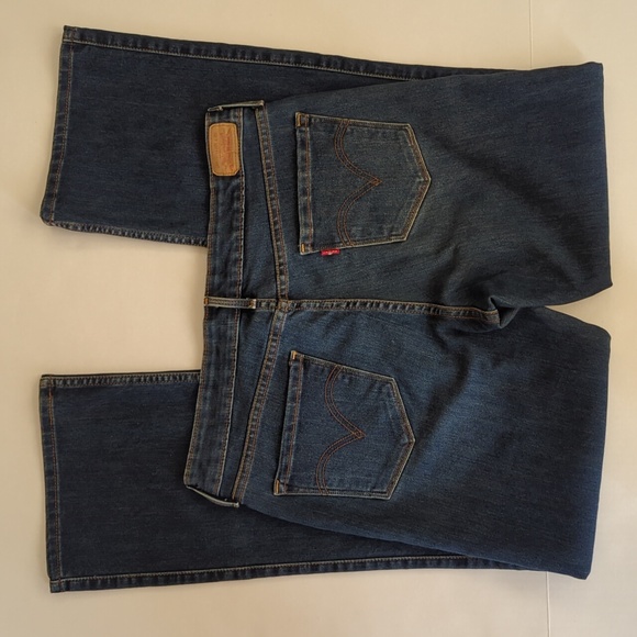 Levi's 523 Lift & Strengthen Distressed Bootcut Jeans 14M Blue - Picture 11 of 16